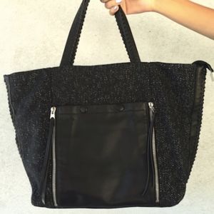 All Saints Fleur De Lis East West Tote